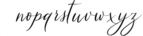 Tiara / modern calligraphy script Font LOWERCASE