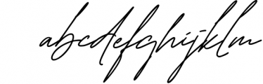 Tiffanyed Signature Collection Font LOWERCASE