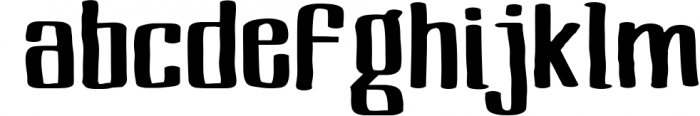 Tiirson Font LOWERCASE