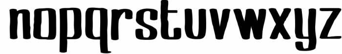 Tiirson Font LOWERCASE