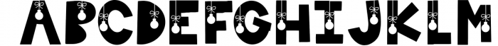 Tingle Tangle - A Christmas Font Quad! 3 Font UPPERCASE