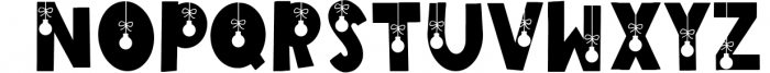 Tingle Tangle - A Christmas Font Quad! 3 Font UPPERCASE