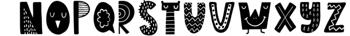 Tiny Joy Font - Scandinavian & Kids Font UPPERCASE