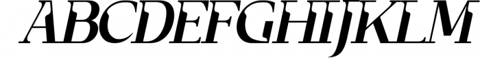 Tittowest Futuristic Serif Display 1 Font UPPERCASE