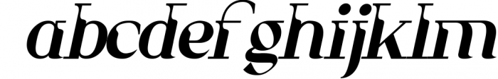 Tittowest Futuristic Serif Display 1 Font LOWERCASE