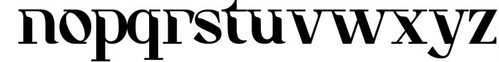 Tittowest Futuristic Serif Display Font LOWERCASE