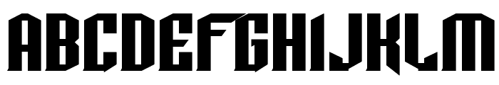 TIE-Wing Font UPPERCASE