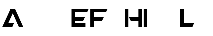 TITANFALL FRONTLINE Font LOWERCASE