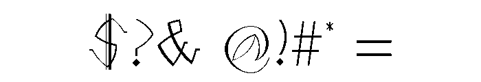 TITANIUM Light Font OTHER CHARS