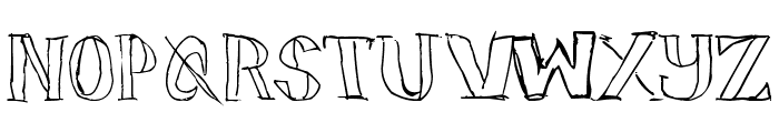 TicTacToe Font UPPERCASE