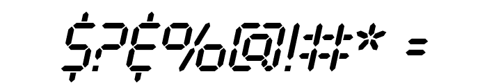 Ticking Timebomb BB Italic Font OTHER CHARS