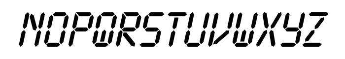 Ticking Timebomb BB Italic Font LOWERCASE