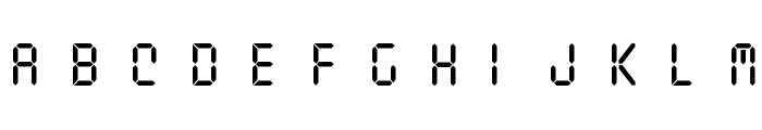 Ticking Timebomb BB Font UPPERCASE