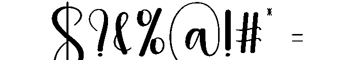 Tidelines Font OTHER CHARS