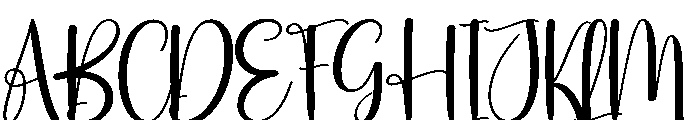 Tidelines Font UPPERCASE