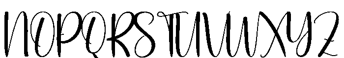 Tidelines Font UPPERCASE