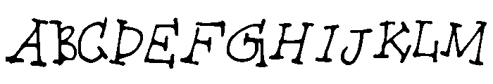 TieofftheEnds Font UPPERCASE