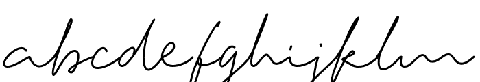 Tiffany Script Font LOWERCASE