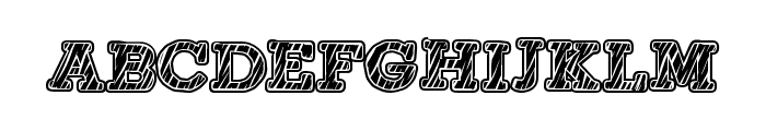 Tigerian Font UPPERCASE