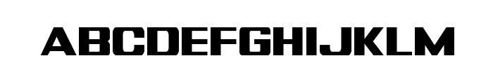 Tigershark Extra-Condensed Font LOWERCASE