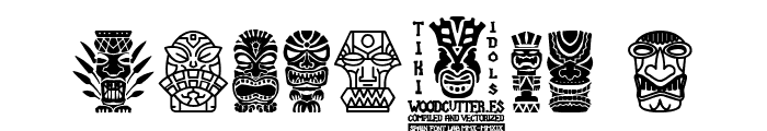 Tiki Idols Font OTHER CHARS
