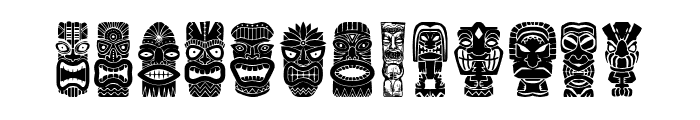 Tiki Idols Font UPPERCASE