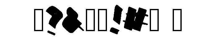 Tilt Pen X Font OTHER CHARS