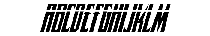 Timberwolf Laser Italic Font UPPERCASE