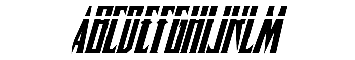 Timberwolf Laser Italic Font LOWERCASE