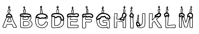 TimeToParty Font LOWERCASE