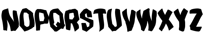 Timebomb Font UPPERCASE