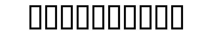 Timecode Font OTHER CHARS