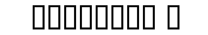 Timecode Font OTHER CHARS