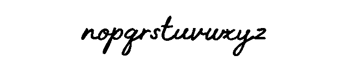 Timeless Moments Font LOWERCASE