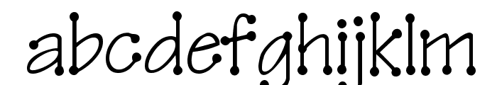 TinkerToy Font LOWERCASE