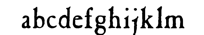 Tintinabulation Font LOWERCASE