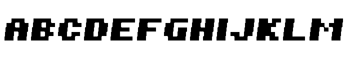 Tiny5 Duo Italic Font UPPERCASE
