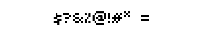 TinyUnicode Font OTHER CHARS