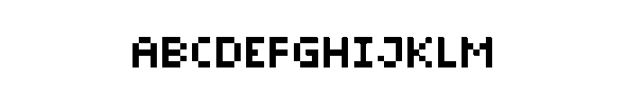 TinyUnicode Font UPPERCASE