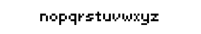 TinyUnicode Font LOWERCASE