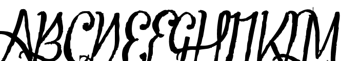 Tipbrush Script Font UPPERCASE