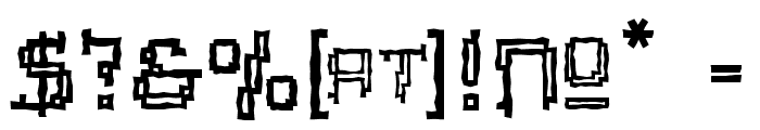 Tipi Archaic Inline Font OTHER CHARS