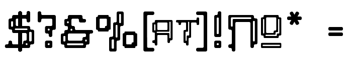 Tipi Electric Inline Font OTHER CHARS