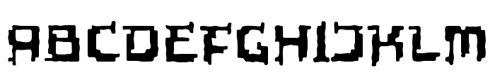 Tipi Organic Font UPPERCASE