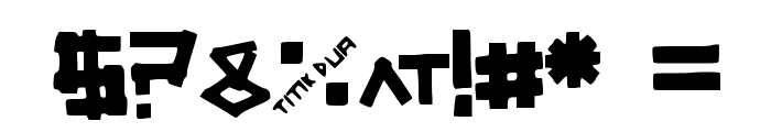 TitikTapettf Font OTHER CHARS