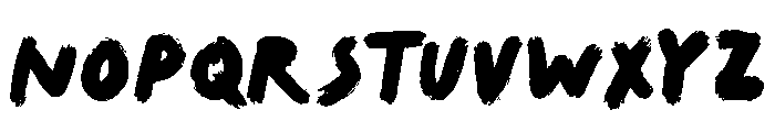 Title Brush XL Font UPPERCASE