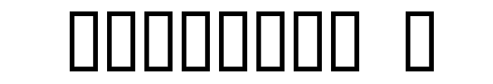 Tivoli Font OTHER CHARS