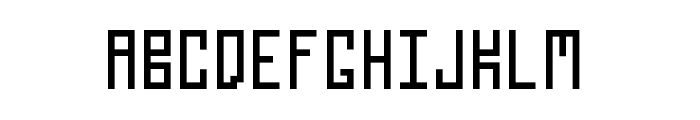 tight pixel Regular Font UPPERCASE