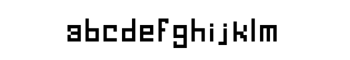 tight pixel Regular Font LOWERCASE