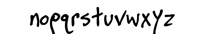 timtastic! hand Font LOWERCASE